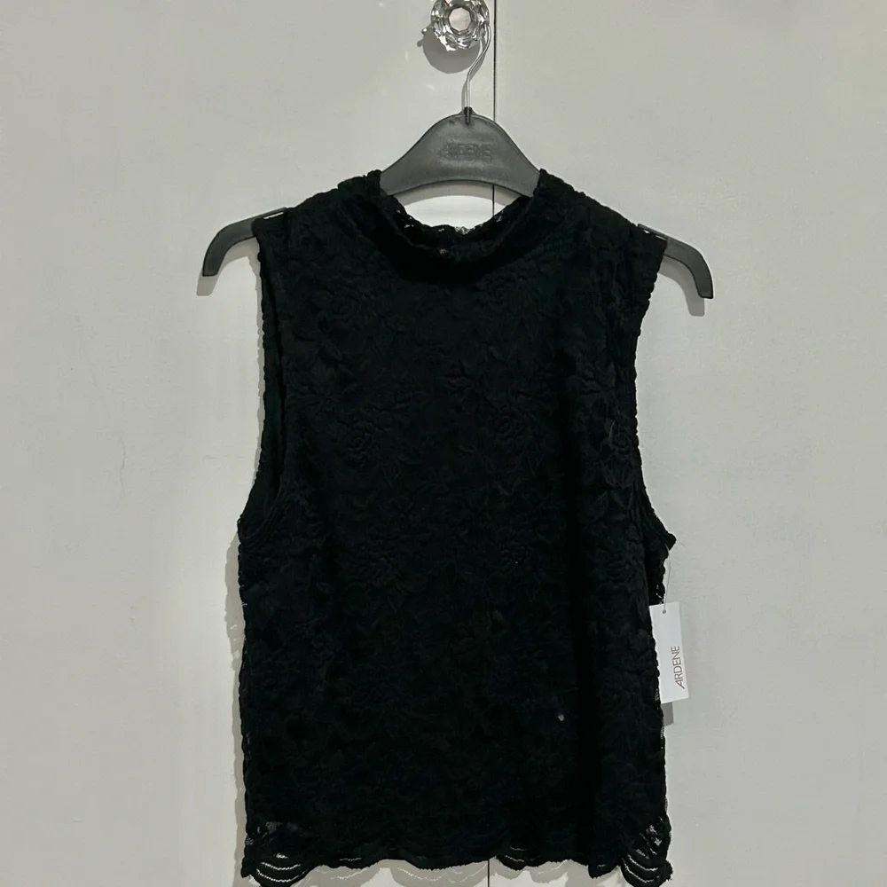 Ardene Black Tank Top Classic Sleeveless Style - Picture 1 of 2